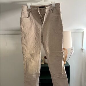 Bill Blass vintage high waist khaki Straight Leg corduroy Pants